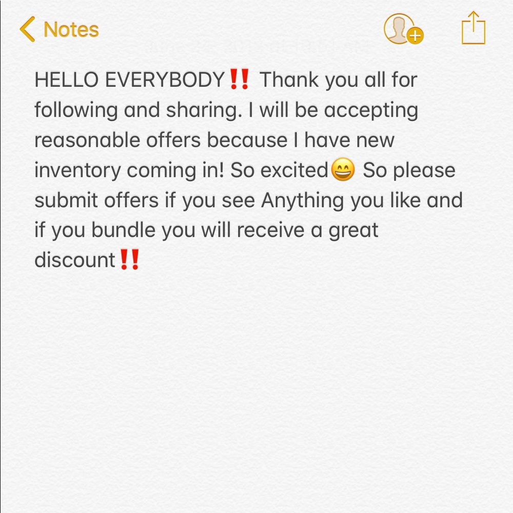 Thank you everyone ❤️